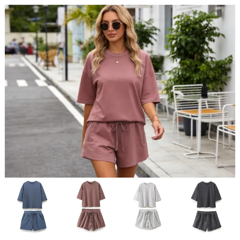 2026 Summer New Fashion Casual Ribbed Velour Short Set
2026 Summer New Fashion Casual Ribbed Velour Short Set