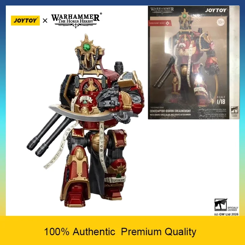 In Stock JOYTOY Warhammer The Horus Heresy Thousand Sons Contemptor-Osiron Dreadnought 1/18 Sci-Fi Articulated Action Figure
In Stock JOYTOY Warhammer The Horus Heresy Thousand Sons Contemptor-Osiron Dreadnought 1/18 Sci-Fi Articulated Action Figure