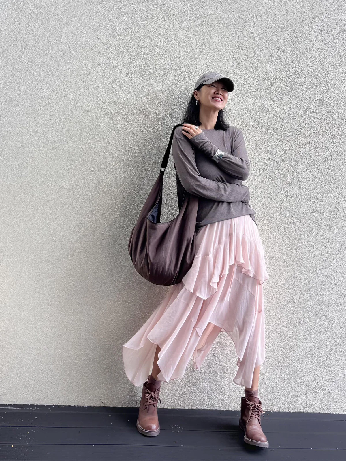 Pink Asymmetrical Hem Blouse Women's Korean Style Winter Outfit Draped Skirt A-Line Tulle Skirt High Waist City Commute
Pink Asymmetrical Hem Blouse Women's Korean Style Winter Outfit Draped Skirt A-Line Tulle Skirt High Waist City Commute