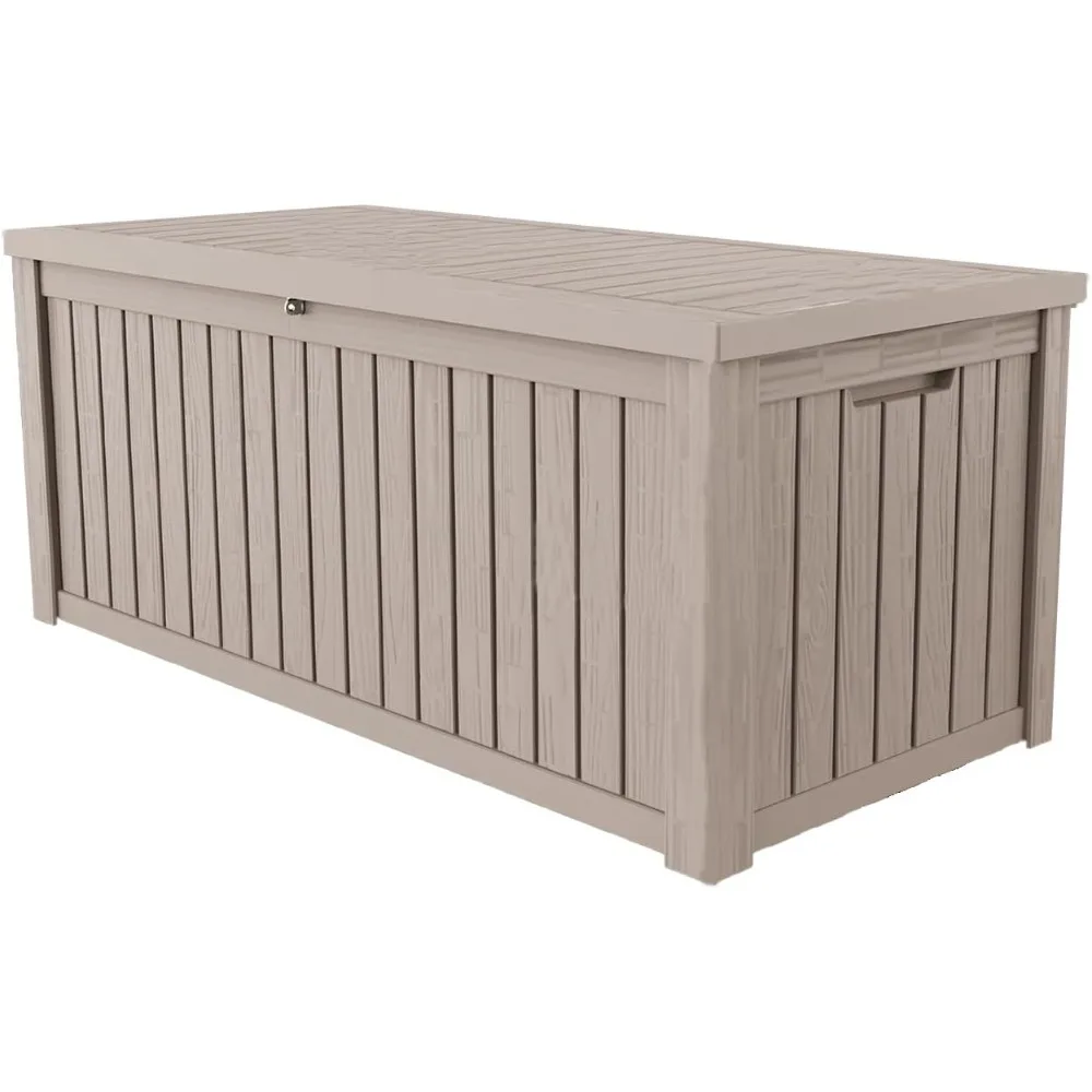 150 Gallon Lockable Resin Deck Box, Waterproof & UV-Resistant Outdoor Storage Box for Outdoor Cushion Storage and Delivery Box S
150 Gallon Lockable Resin Deck Box, Waterproof & UV-Resistant Outdoor Storage Box for Outdoor Cushion Storage and Delivery Box S