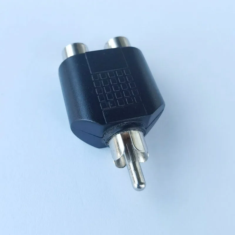 3.5mm AV Audio 2 in 1 RCA Male Plug to 2 RCA Female RCA Y Splitter for Camera DVD VCD Recorder TV Audio Connectors Adapter Cable
3.5mm AV Audio 2 in 1 RCA Male Plug to 2 RCA Female RCA Y Splitter for Camera DVD VCD Recorder TV Audio Connectors Adapter Cable