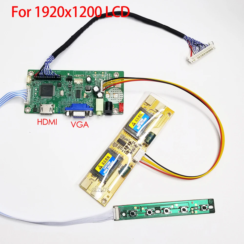 Kit for 1920X1200 M260J3-L01 M260J3-L05 4CCFL LVDS 30Pin LCD screen Driver Board HDMI+VGA+Audio Controller Board panel monitor
Kit for 1920X1200 M260J3-L01 M260J3-L05 4CCFL LVDS 30Pin LCD screen Driver Board HDMI+VGA+Audio Controller Board panel monitor