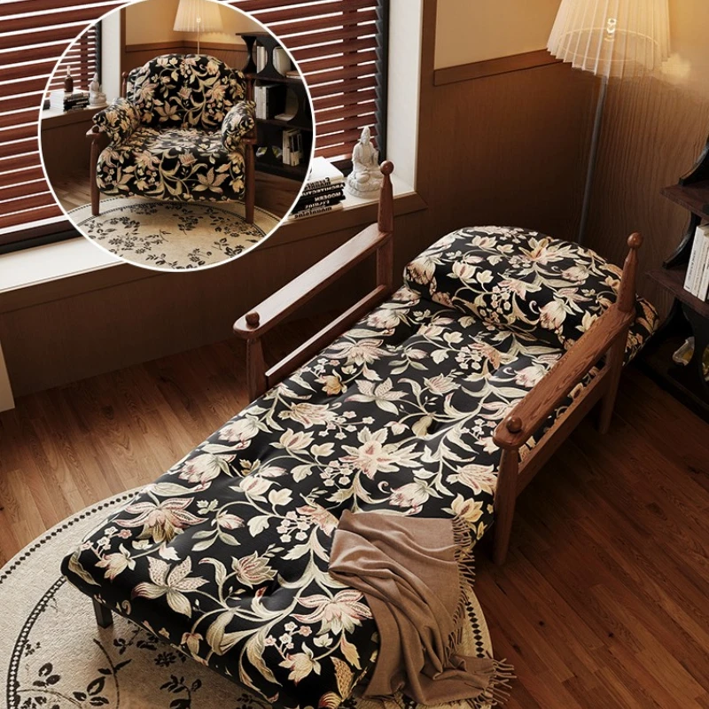 Medieval single sofa bed solid wood folding integrated dual-purpose retro multi-functional small apartment living room
Medieval single sofa bed solid wood folding integrated dual-purpose retro multi-functional small apartment living room