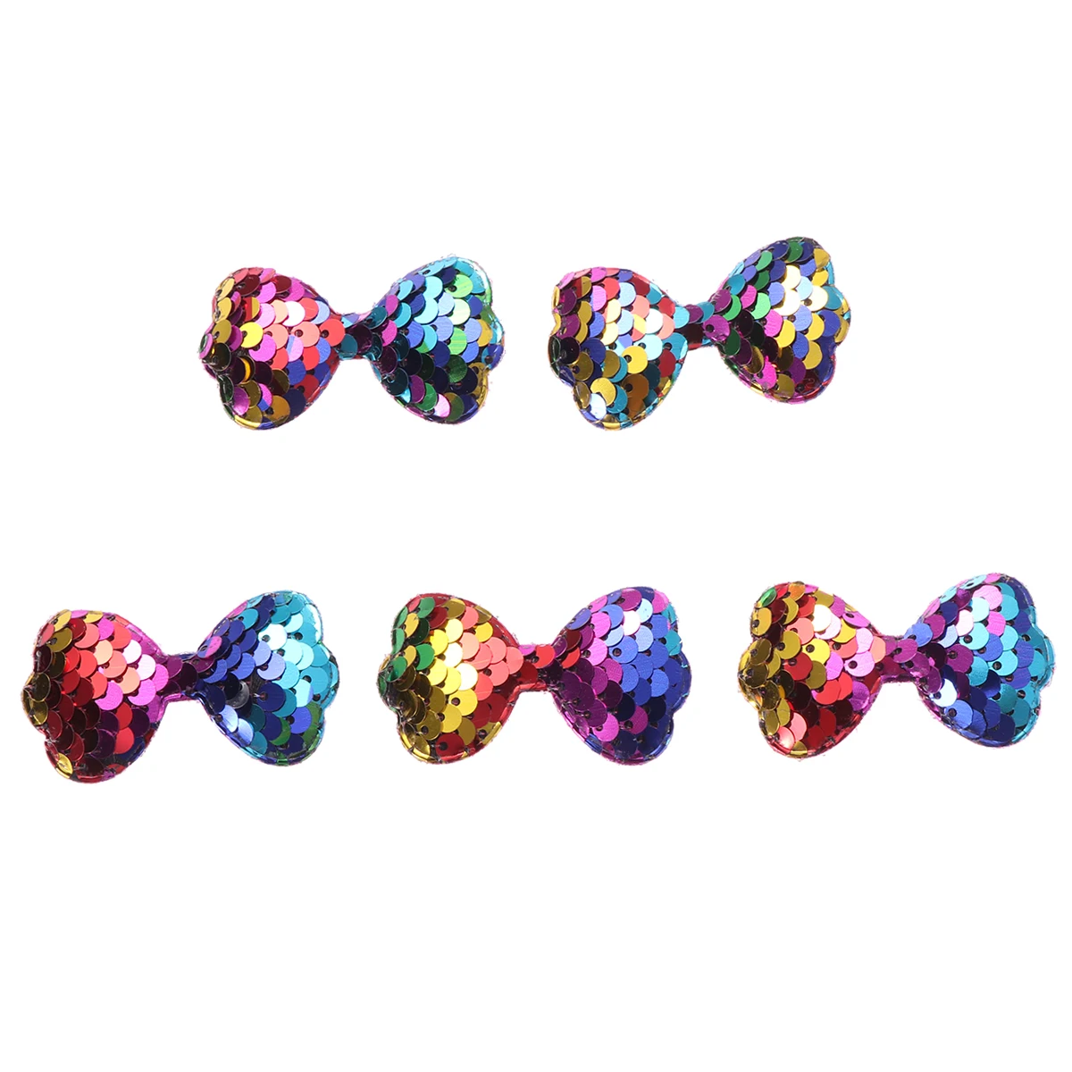 5 Pcs Sequin Bow Hair Clip DIY Accessories Supplies Bright Colors Special Patterns Cover Damaged Clothes Craft Projects
5 Pcs Sequin Bow Hair Clip DIY Accessories Supplies Bright Colors Special Patterns Cover Damaged Clothes Craft Projects