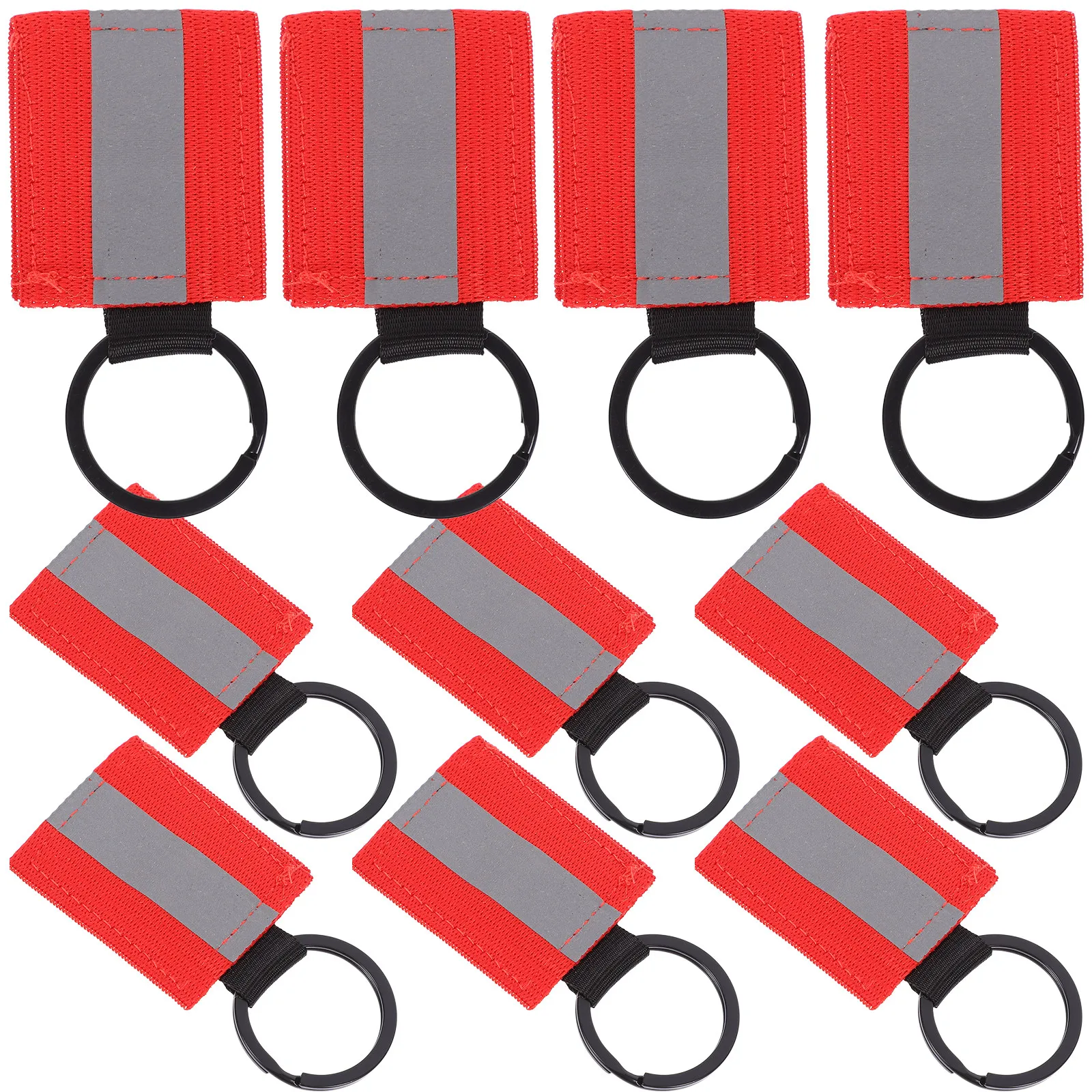 10Pcs Stylish Double-Sided Reflective Keychain Pendants for Night Safety High-Visibility Gear Backpack Purse Bike Keys Hanging
10Pcs Stylish Double-Sided Reflective Keychain Pendants for Night Safety High-Visibility Gear Backpack Purse Bike Keys Hanging