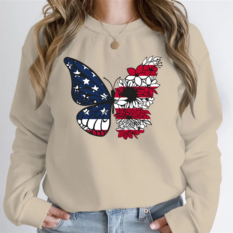 Butterfly American Printed Sweatshirt Unisex New in Hoodies & Sweatshirts Fashion Woman Tops Flower Butterfly Sweatshirt Hoodie
Butterfly American Printed Sweatshirt Unisex New in Hoodies & Sweatshirts Fashion Woman Tops Flower Butterfly Sweatshirt Hoodie