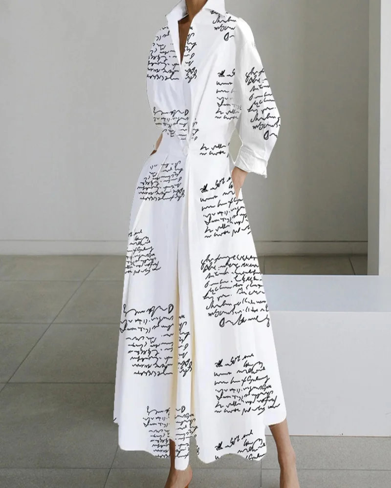 Oversized Elegant Women Spring Sundress ZANZEA Fashion Lapel Neck Long Sleeve Solid Long Shirt Dress OL Vestidos Robe Femme Comm
Oversized Elegant Women Spring Sundress ZANZEA Fashion Lapel Neck Long Sleeve Solid Long Shirt Dress OL Vestidos Robe Femme Comm