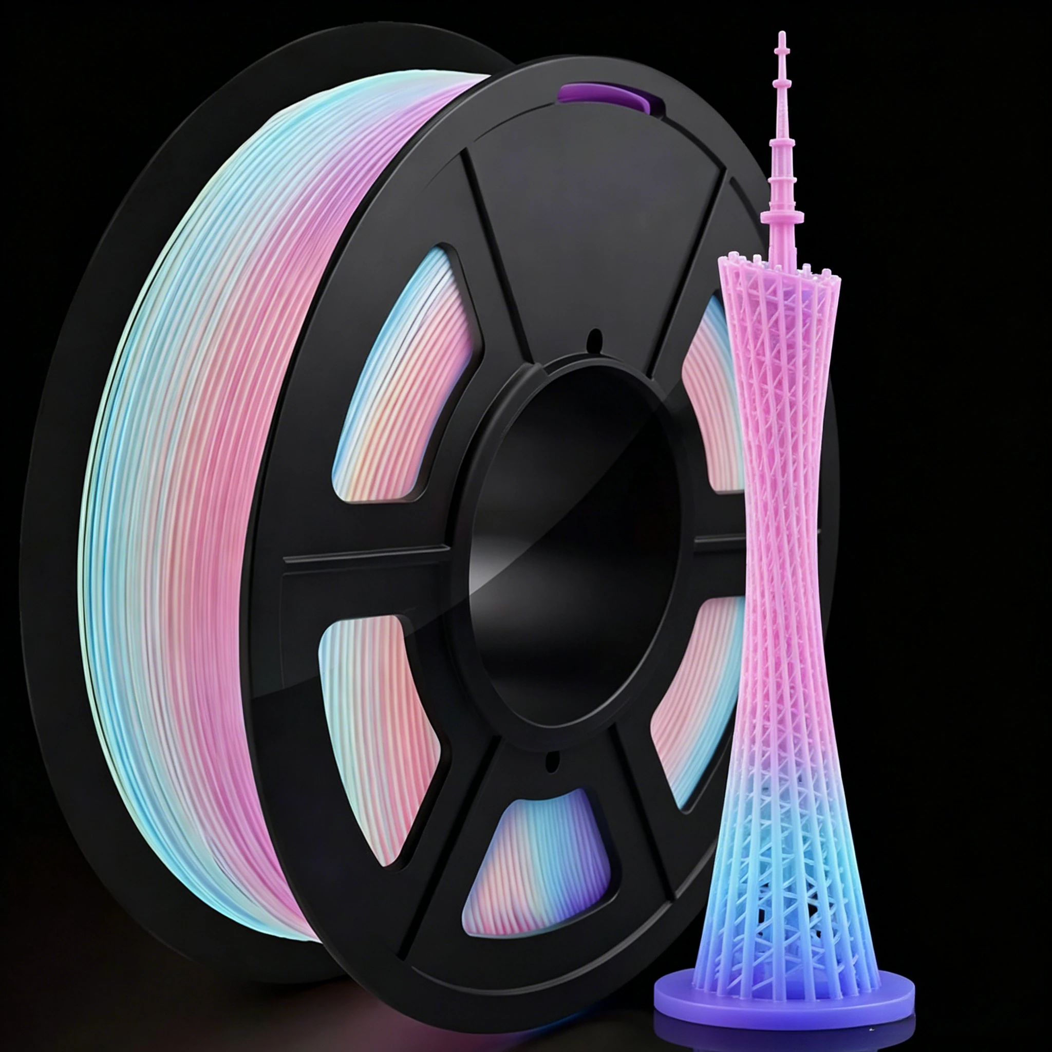 Filajoy3D Glow-in-the-Dark PLA 3D Printer Filament Bundle 1.75mm Rainbow Color Dimensional Accuracy +/- 0.03mm for 3D Printing
Filajoy3D Glow-in-the-Dark PLA 3D Printer Filament Bundle 1.75mm Rainbow Color Dimensional Accuracy +/- 0.03mm for 3D Printing