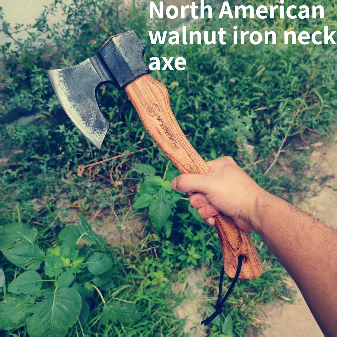 Outdoor Iron Neck Axe Camping Tactics Camping Axe Walnut Wood Handle High Carbon Steel Axe
Outdoor Iron Neck Axe Camping Tactics Camping Axe Walnut Wood Handle High Carbon Steel Axe