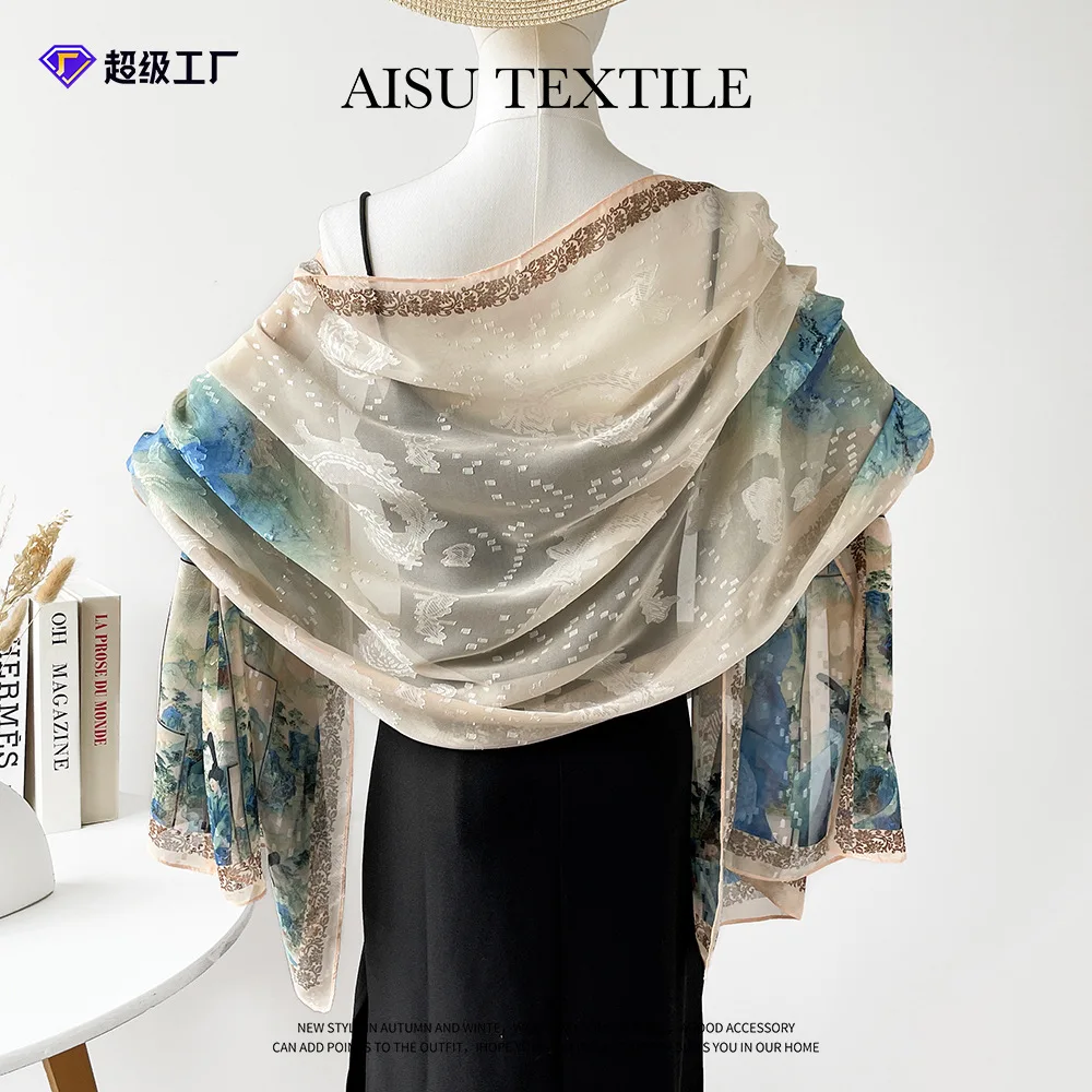 Fashionable Chinese-style Green Lace Embroidered Evening Stole for Women, New Technique Printed Silk Scarf with High-end Wedding
Fashionable Chinese-style Green Lace Embroidered Evening Stole for Women, New Technique Printed Silk Scarf with High-end Wedding