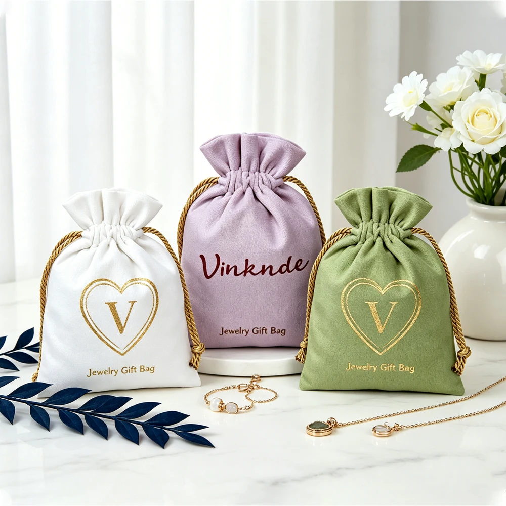 50Pcs OEM Velvet Jewelry Bag Custom Logo Printed Drawstring Pouch for Earrings Rings Brooch keychain Perfume Packaging Supplier
50Pcs OEM Velvet Jewelry Bag Custom Logo Printed Drawstring Pouch for Earrings Rings Brooch keychain Perfume Packaging Supplier