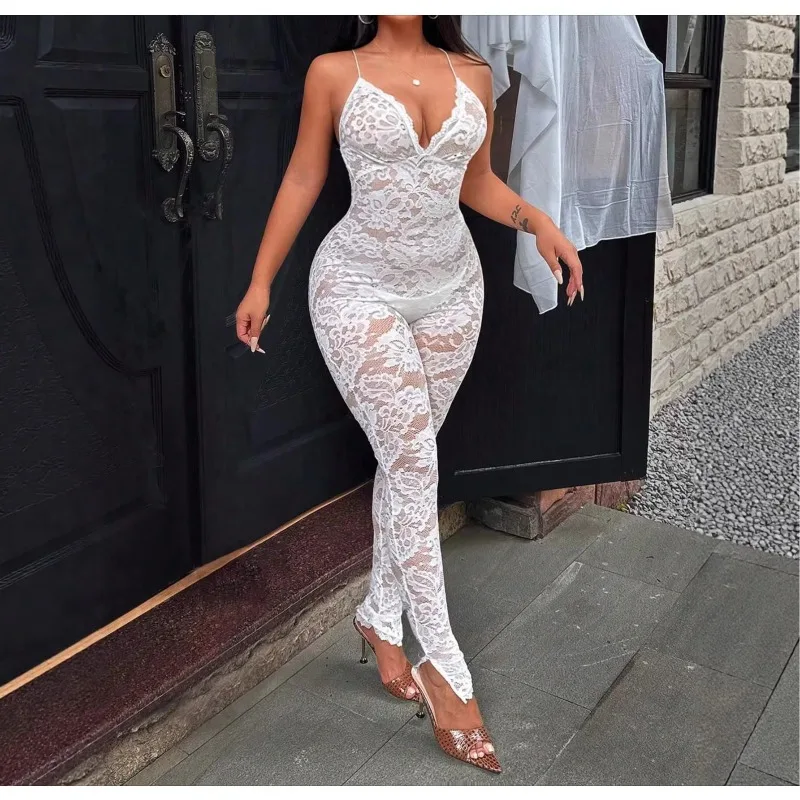 Sexy Jumpsuit for Women Summer 2026 New Backless See Thorough V-Neck Sleeveless Coquette Stretch Activity Workout Overalls
Sexy Jumpsuit for Women Summer 2026 New Backless See Thorough V-Neck Sleeveless Coquette Stretch Activity Workout Overalls
