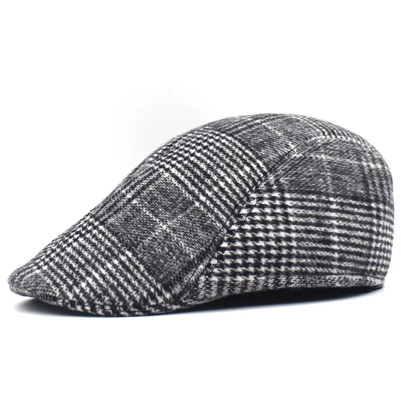 Men's Autumn Winter Thick Warm Cap Berets Plaid British Western Style Gentleman Golf Taxi Driver Newsboy Hat Casual Men Beret
Men's Autumn Winter Thick Warm Cap Berets Plaid British Western Style Gentleman Golf Taxi Driver Newsboy Hat Casual Men Beret