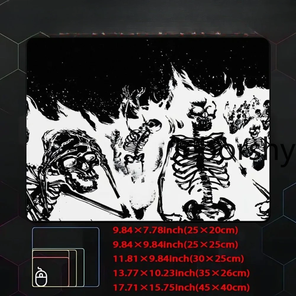 Gothic Skeleton Flame Mouse Pad, 0.3cm Thick Skull Fire Gaming Desk Mat
Gothic Skeleton Flame Mouse Pad, 0.3cm Thick Skull Fire Gaming Desk Mat