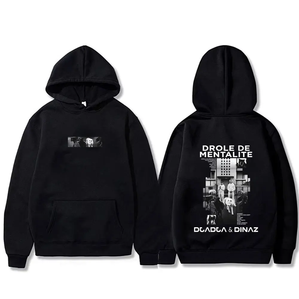 Rapper Djadja & Dinaz Drôle De Mentalité Album Hoodie Male Fashion Vintage Pullover Hoodies Men Women Casual Hooded Sweatshirt
Rapper Djadja & Dinaz Drôle De Mentalité Album Hoodie Male Fashion Vintage Pullover Hoodies Men Women Casual Hooded Sweatshirt