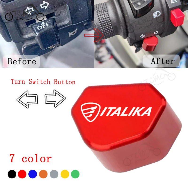 For ITALIKA 125 Z 150 SZ 150 200 250Z AT110 AT125 RT Mototcycle Switch Button Turn Signal Switch Key Cap Decoration Cover
For ITALIKA 125 Z 150 SZ 150 200 250Z AT110 AT125 RT Mototcycle Switch Button Turn Signal Switch Key Cap Decoration Cover