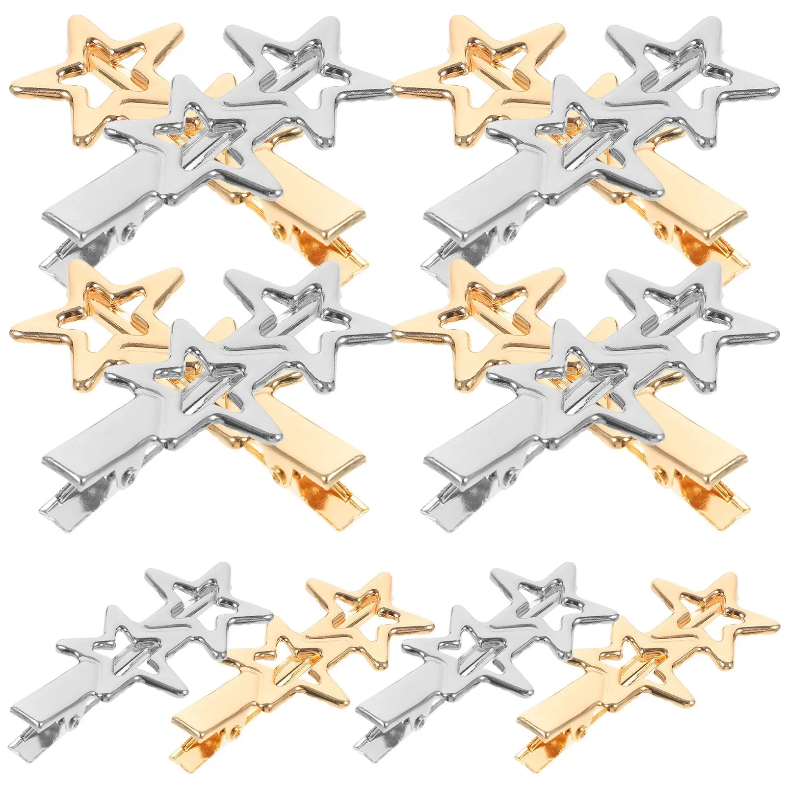 20pcs Metal Star Hairpins 5 7cm Gold Silver Clips for Girls Women Cute Tiny Hair Accessories Thin Hair Decorations
20pcs Metal Star Hairpins 5 7cm Gold Silver Clips for Girls Women Cute Tiny Hair Accessories Thin Hair Decorations