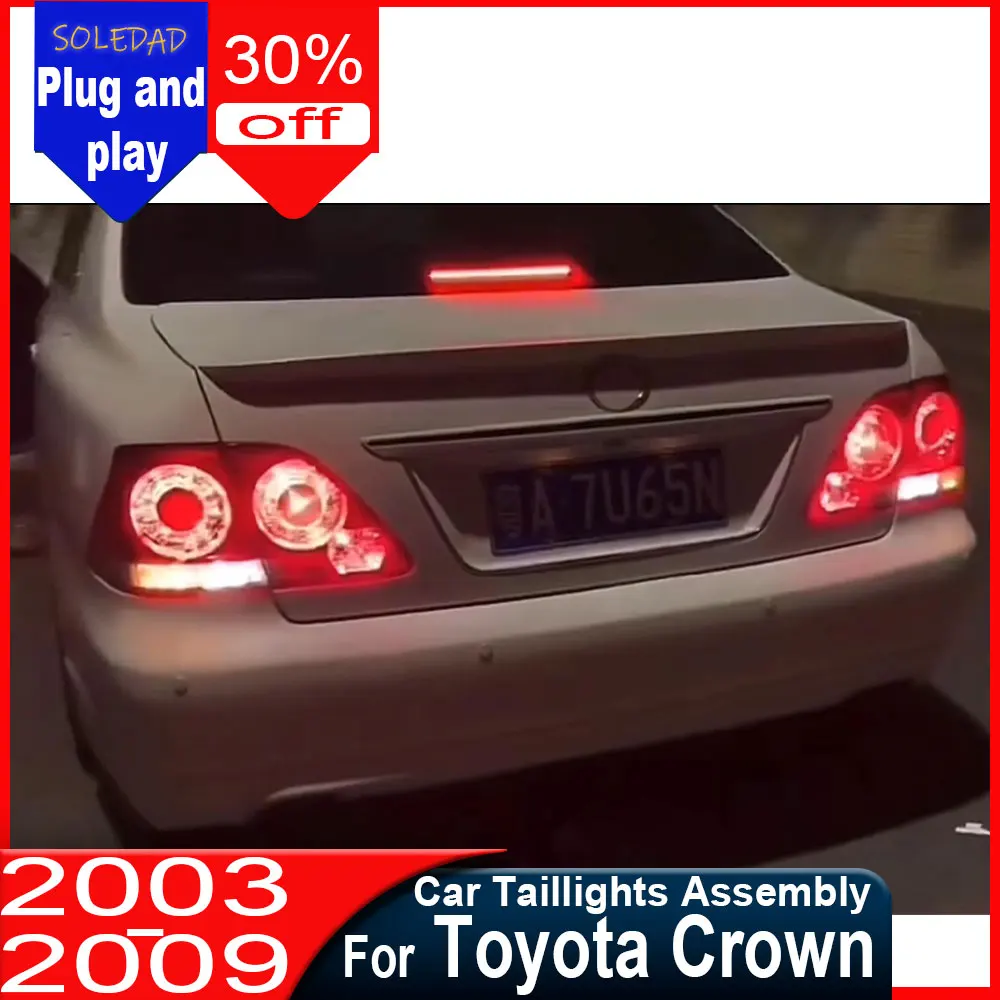 Car Taillight for Toyota Crown 12th 2003 2004 2005 2006 2007 2008 2009 Taillight Brake Reverse light Warning Lamp Turn signal
Car Taillight for Toyota Crown 12th 2003 2004 2005 2006 2007 2008 2009 Taillight Brake Reverse light Warning Lamp Turn signal