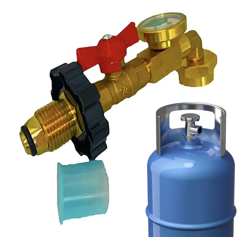 Propane Refill Adapter Refill Adapter Solid Brass Grill Connectors & Hoses Pressure Adapter Safe Connection Elbow Adapter
Propane Refill Adapter Refill Adapter Solid Brass Grill Connectors & Hoses Pressure Adapter Safe Connection Elbow Adapter