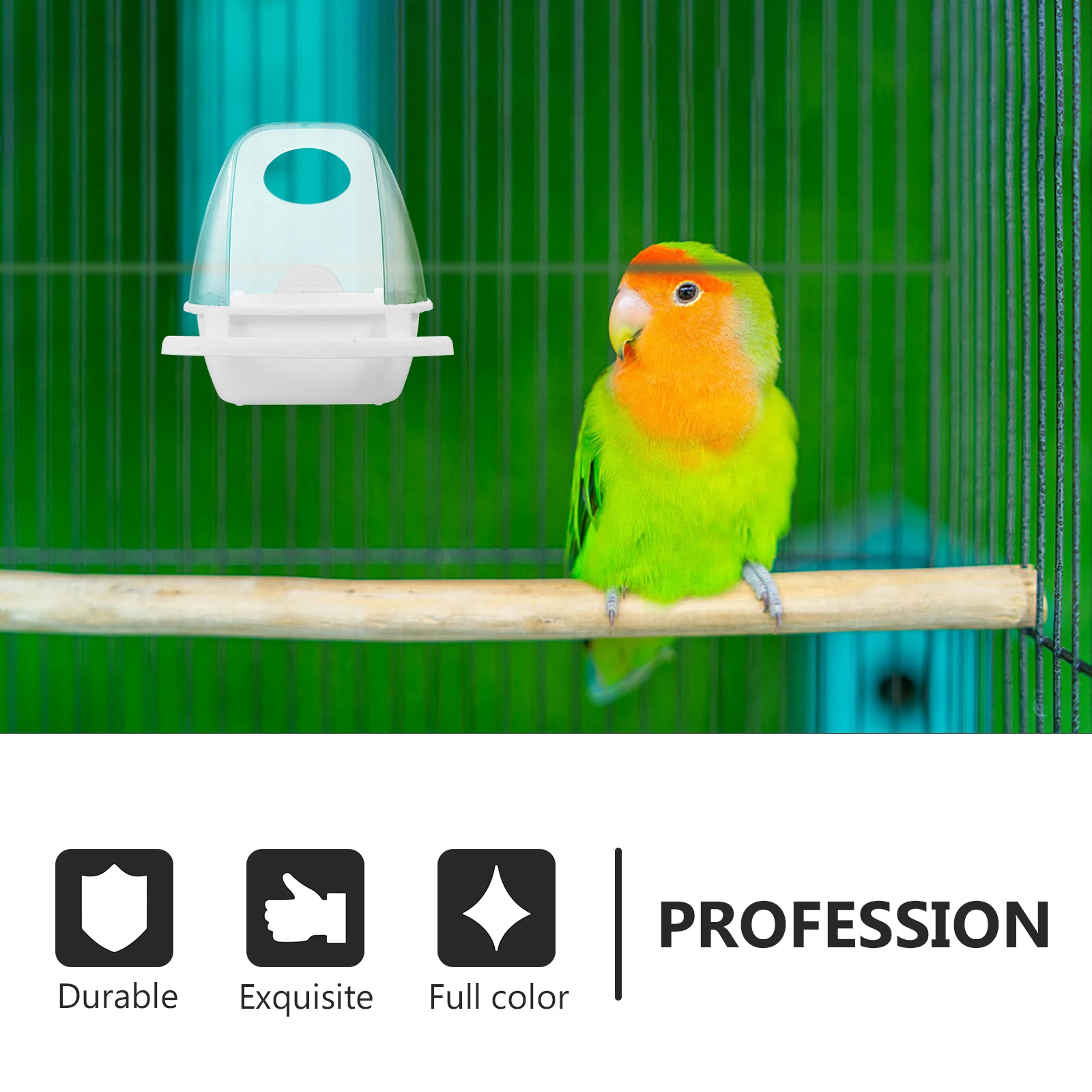 Plastic -Proof Bird Food Box Hanging Birdcage Feeder for Parrots Small Birds Bird Feeder Parrot Feeding Box
Plastic -Proof Bird Food Box Hanging Birdcage Feeder for Parrots Small Birds Bird Feeder Parrot Feeding Box