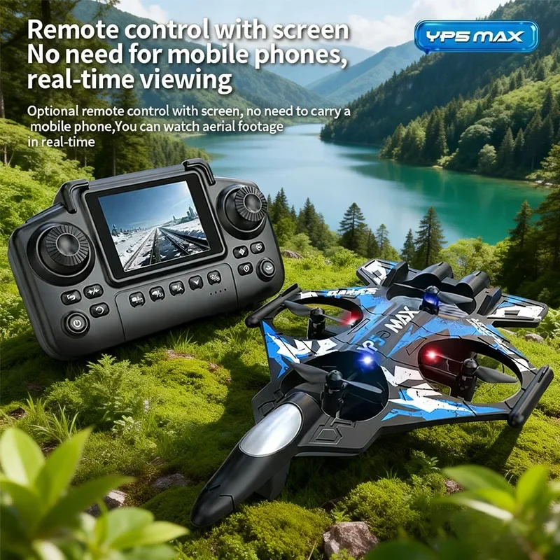 2026 New YP5MAX RC Foam Airplane 2.4G WIFI RC Fighter Stunt Tumbling Helicopter with LED Colored Lights Airplane Boys' Toys Gift
2026 New YP5MAX RC Foam Airplane 2.4G WIFI RC Fighter Stunt Tumbling Helicopter with LED Colored Lights Airplane Boys' Toys Gift