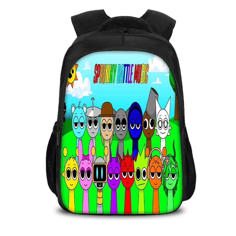 Kid Back to School Backpack Canvas Travel Knapsack,Sprunki Novelty Lightweight Book Bag for Student
Kid Back to School Backpack Canvas Travel Knapsack,Sprunki Novelty Lightweight Book Bag for Student