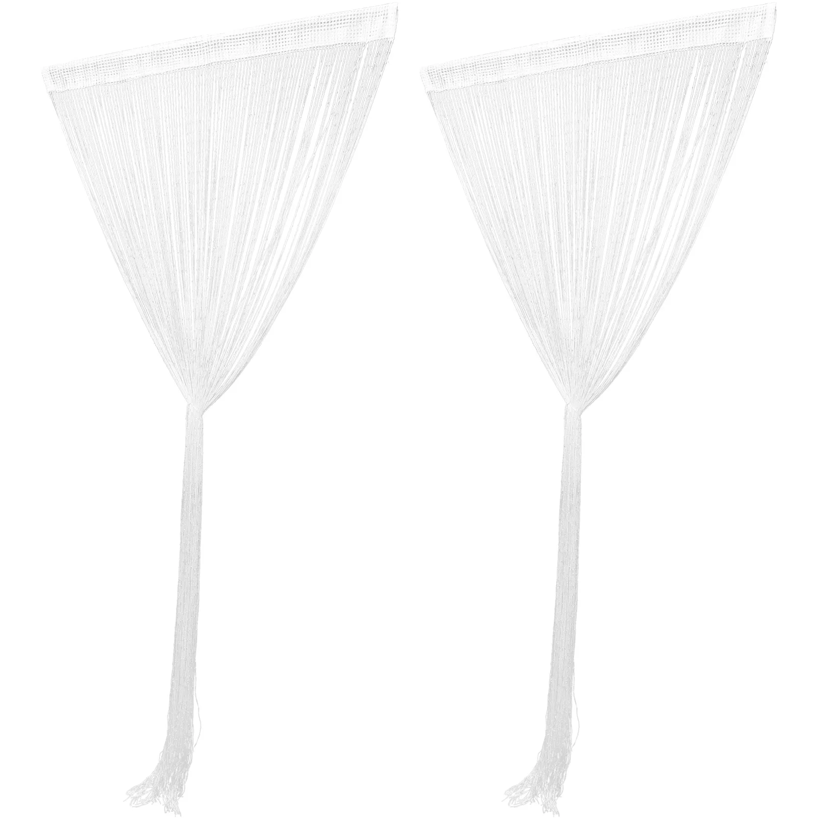 2 Pcs Silver Thread Curtain Room Divider Door for Tassel Cord Curtains Doorways Hangings Household
2 Pcs Silver Thread Curtain Room Divider Door for Tassel Cord Curtains Doorways Hangings Household