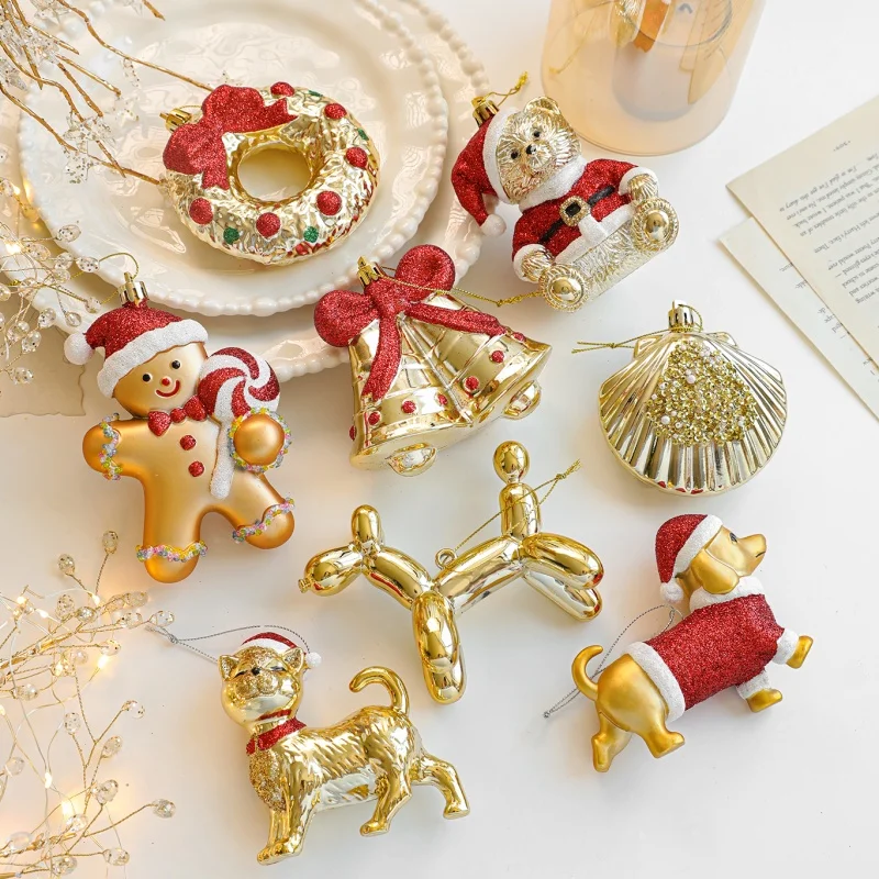Gingerbread Man Christmas Decoration Pendant Gold Matte Pink Plastic Christmas Tree Decor Pendant Christmas Decoration Pendant
Gingerbread Man Christmas Decoration Pendant Gold Matte Pink Plastic Christmas Tree Decor Pendant Christmas Decoration Pendant