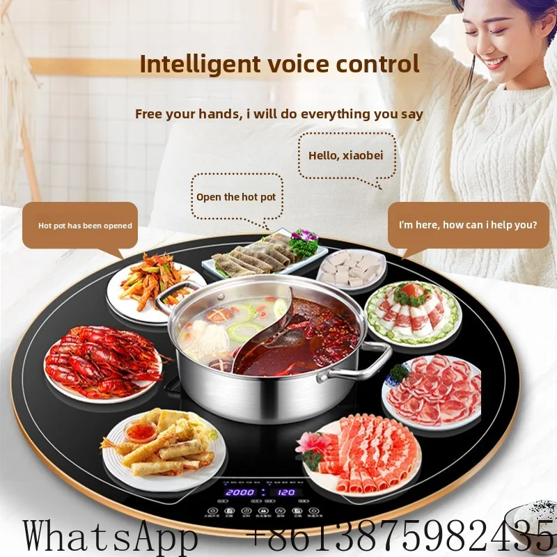 ljq warm vegetable insulation board hot cutting board dining table heating rotating turntable multi-functional vegetable plate
ljq warm vegetable insulation board hot cutting board dining table heating rotating turntable multi-functional vegetable plate