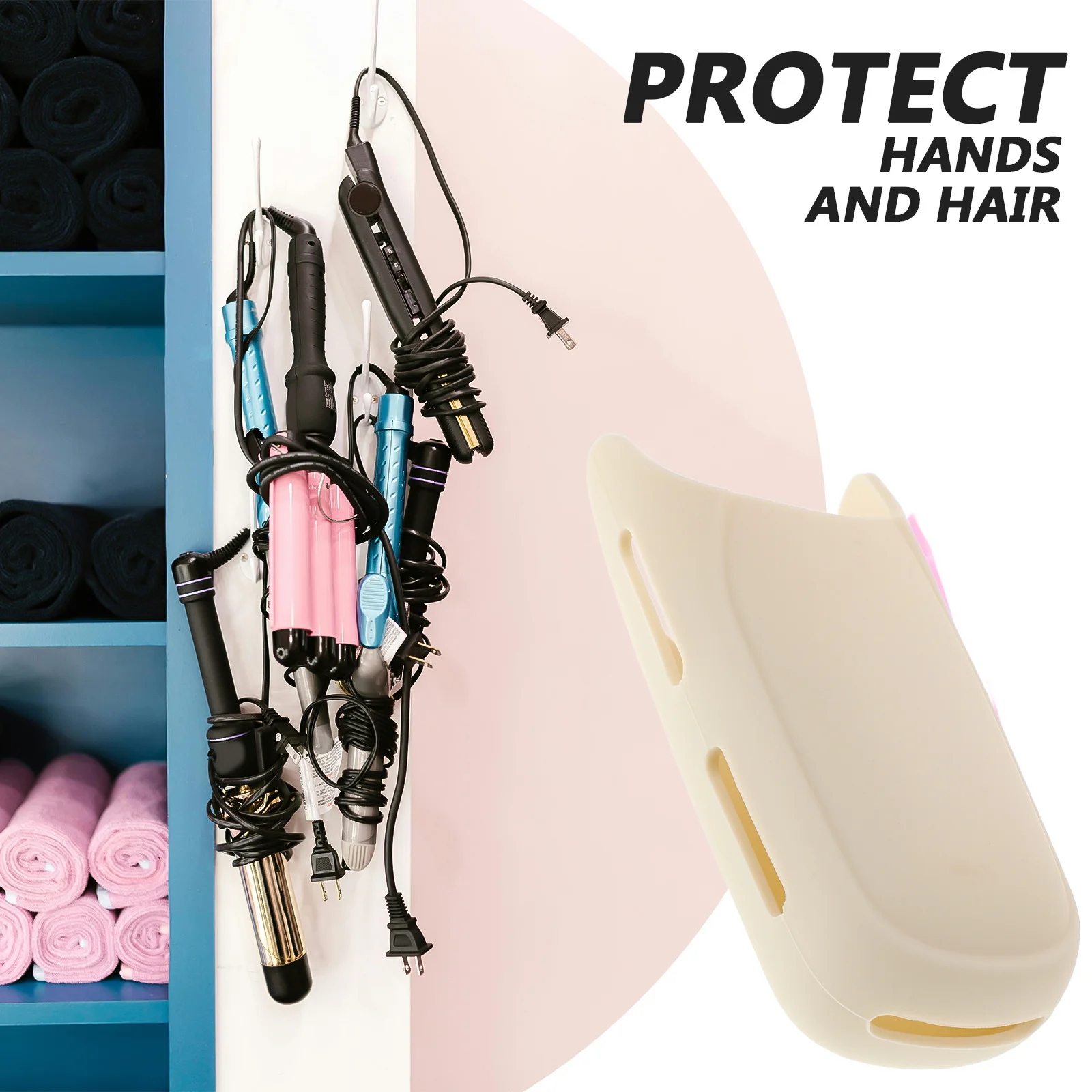 Термостойкий силиконовый чехол для ручки плойки, защитный чехол для утюжка для завивки волос, защита для инструмента для укладки волос, чехол для плойки
Термостойкий силиконовый чехол для ручки плойки, защитный чехол для утюжка для завивки волос, защита для инструмента для укладки волос, чехол для плойки