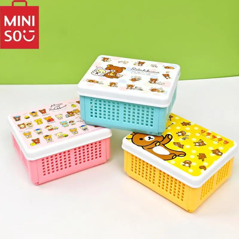 Новый милый Контейнер для хранения Rilakkuma, складная корзина, многофункциональная складная коробка для хранения, настольное хранилище, подарок для девочек
Новый милый Контейнер для хранения Rilakkuma, складная корзина, многофункциональная складная коробка для хранения, настольное хранилище, подарок для девочек