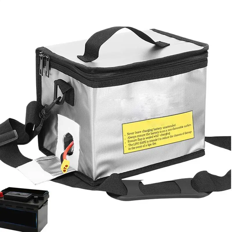 Battery Bag Large Capacity Pouch for Battery Storage Fireproof & Explosionproof Safe Bag for Storage Transport Charging
Battery Bag Large Capacity Pouch for Battery Storage Fireproof & Explosionproof Safe Bag for Storage Transport Charging