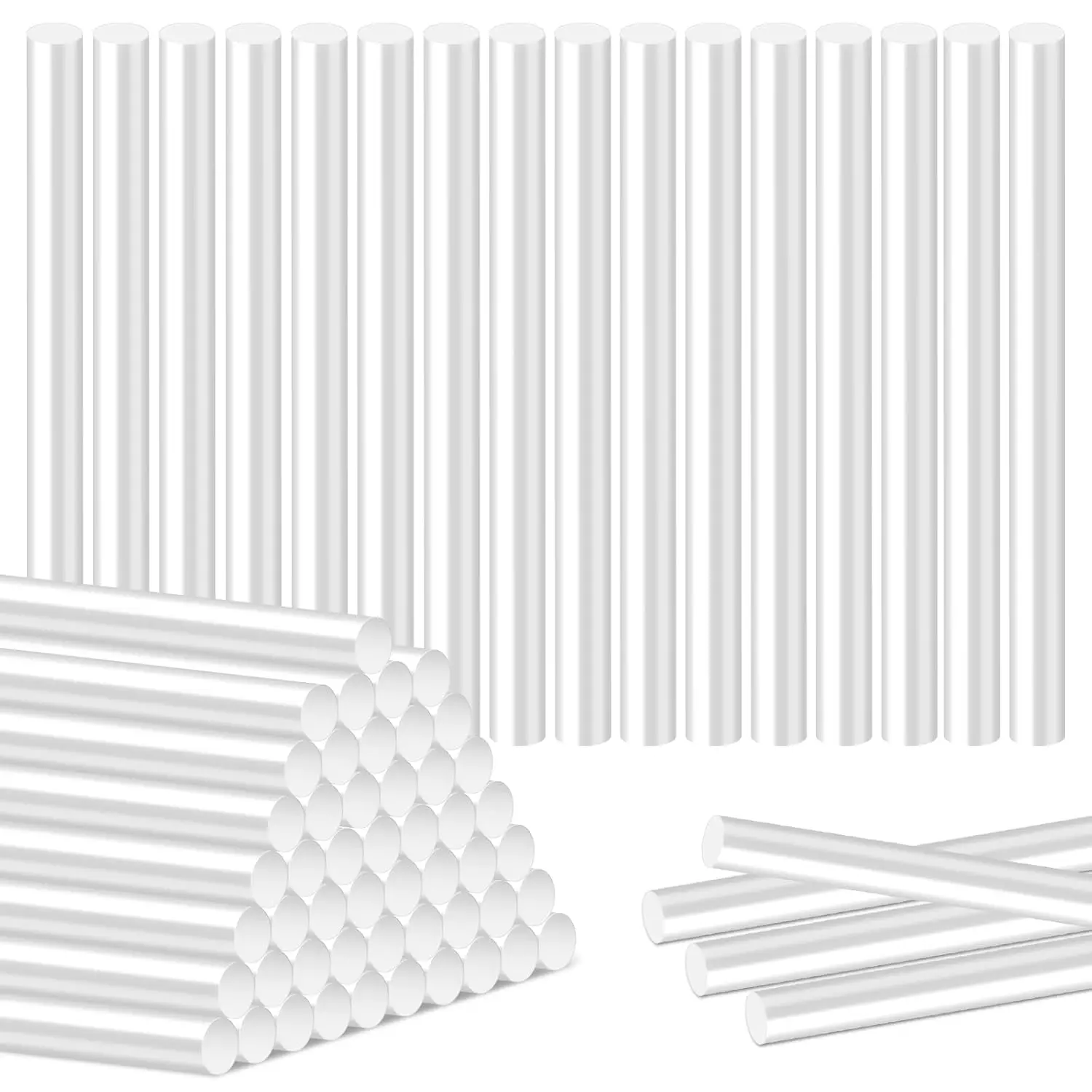 50 Pack Hot Glue Sticks for Glue Gun, 0.43" x 8" All Purpose Clear Glue Sticks for DIY Crafts and Repairs
50 Pack Hot Glue Sticks for Glue Gun, 0.43" x 8" All Purpose Clear Glue Sticks for DIY Crafts and Repairs