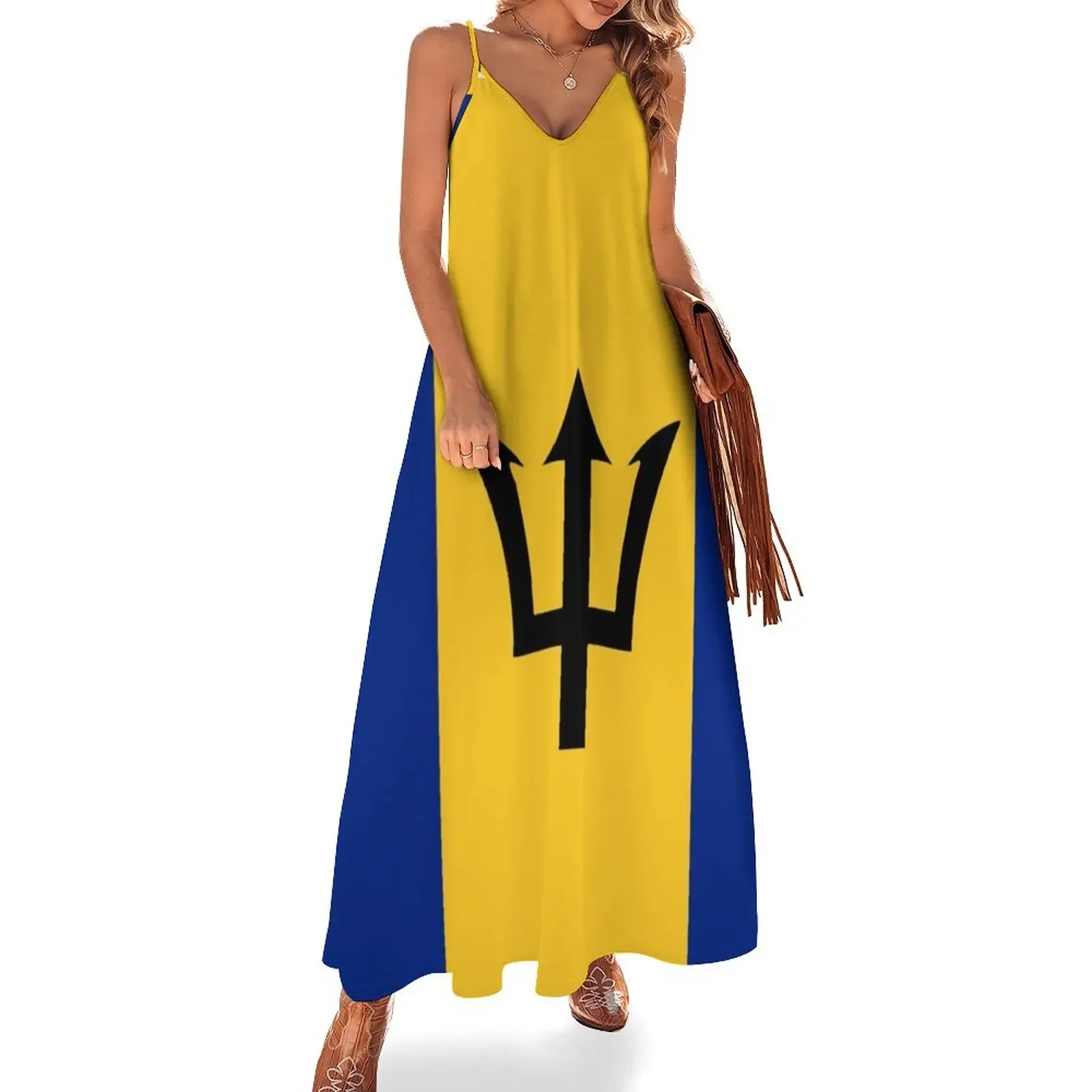 Barbados Flag Sleeveless Dress dresses korean style Women's dress Clothing
Barbados Flag Sleeveless Dress dresses korean style Women's dress Clothing