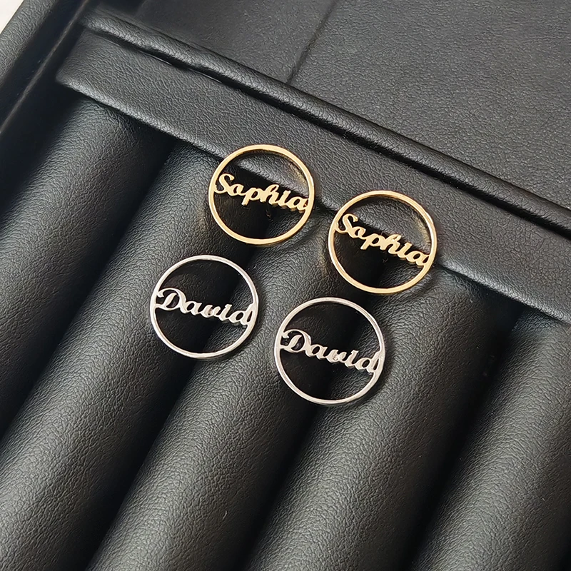 1 Pair Stainless Steel Custom Name Earrings for Women Personalized Handmade Circle Oorbellen Birthday Party Jewelry Gifts
1 Pair Stainless Steel Custom Name Earrings for Women Personalized Handmade Circle Oorbellen Birthday Party Jewelry Gifts