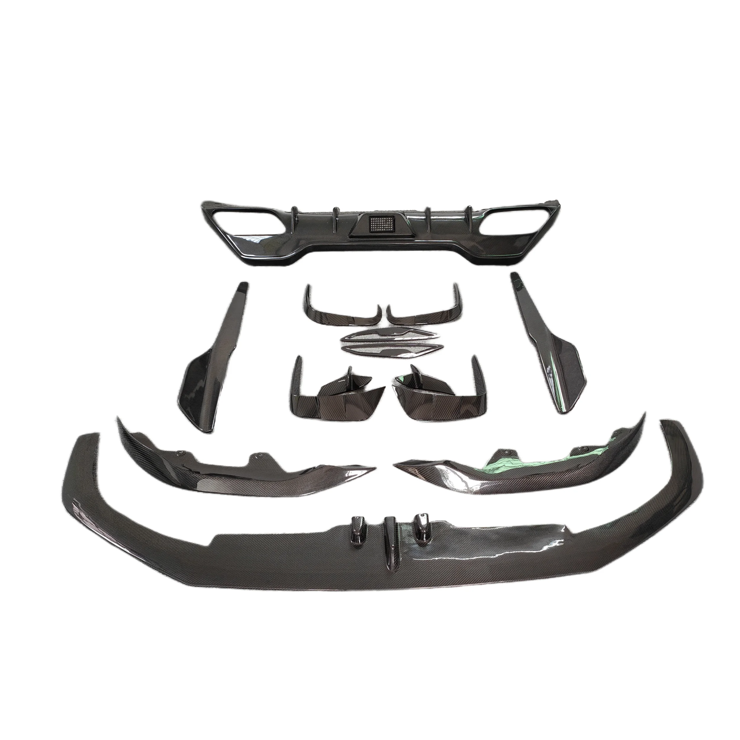 Carbon Fiber Body Kit for 8 Series G15 G16 M850i Includes Front Bumper Splitter Side Skirts Spoiler Rear Diffuser AC Style Front
Carbon Fiber Body Kit for 8 Series G15 G16 M850i Includes Front Bumper Splitter Side Skirts Spoiler Rear Diffuser AC Style Front