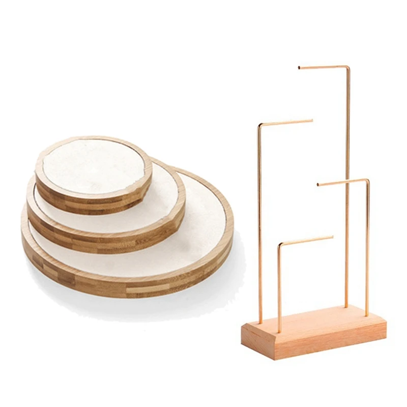 Ring Display Holder Pendant Earrings Display Stand Brown & Jewelry Display Stand Display Cabinet Storage Box Apricot
Ring Display Holder Pendant Earrings Display Stand Brown & Jewelry Display Stand Display Cabinet Storage Box Apricot
