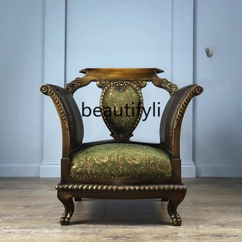 French rococo flower cloth solid wood living room single sofa retro nostalgic classic
French rococo flower cloth solid wood living room single sofa retro nostalgic classic