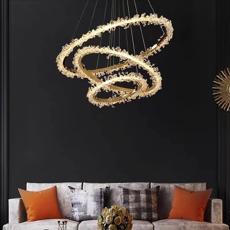 Современный домашний декор, светодиодная люстра для гостиной, золотая металлическая подвесная люстра, светильник для лестницы, блестящие светодиодные светильники Luminarias, светодиодные лампы
Современный домашний декор, светодиодная люстра для гостиной, золотая металлическая подвесная люстра, светильник для лестницы, блестящие светодиодные светильники Luminarias, светодиодные лампы