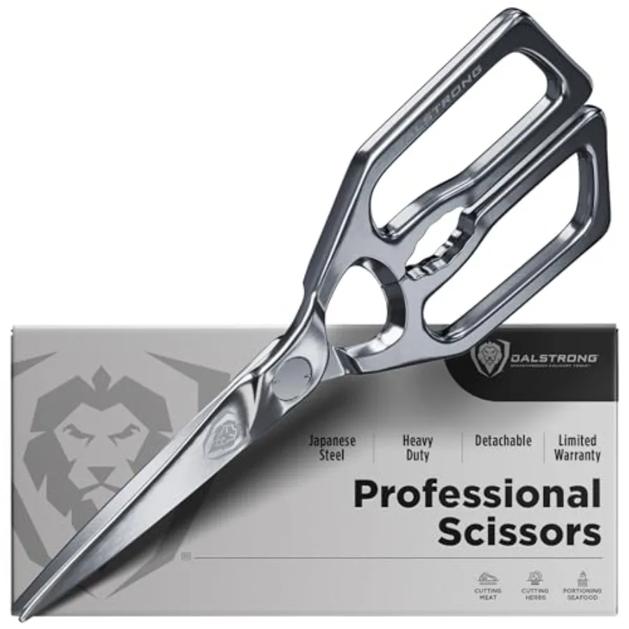 Kitchen All Purpose - Japanese Stainless Steel - Ambidextrous Kitchen Shears for Food - Detachable - Heavy Duty Sharp Scissor -
Kitchen All Purpose - Japanese Stainless Steel - Ambidextrous Kitchen Shears for Food - Detachable - Heavy Duty Sharp Scissor -