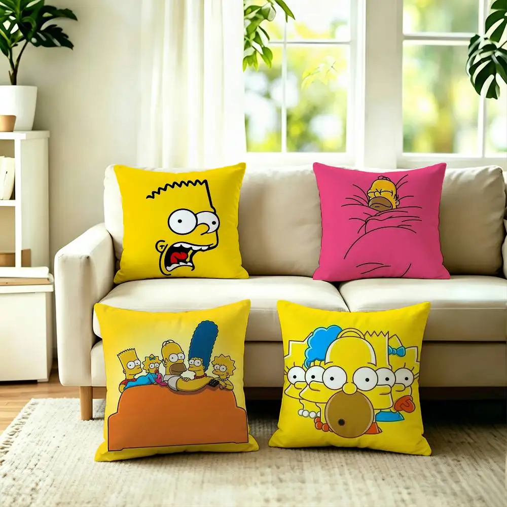 Hot Cartoon The S-Simpsons Square Double-Sided printed Pillow Case Bedroom Bedside Pillow Sofa Cushion Cover
Hot Cartoon The S-Simpsons Square Double-Sided printed Pillow Case Bedroom Bedside Pillow Sofa Cushion Cover