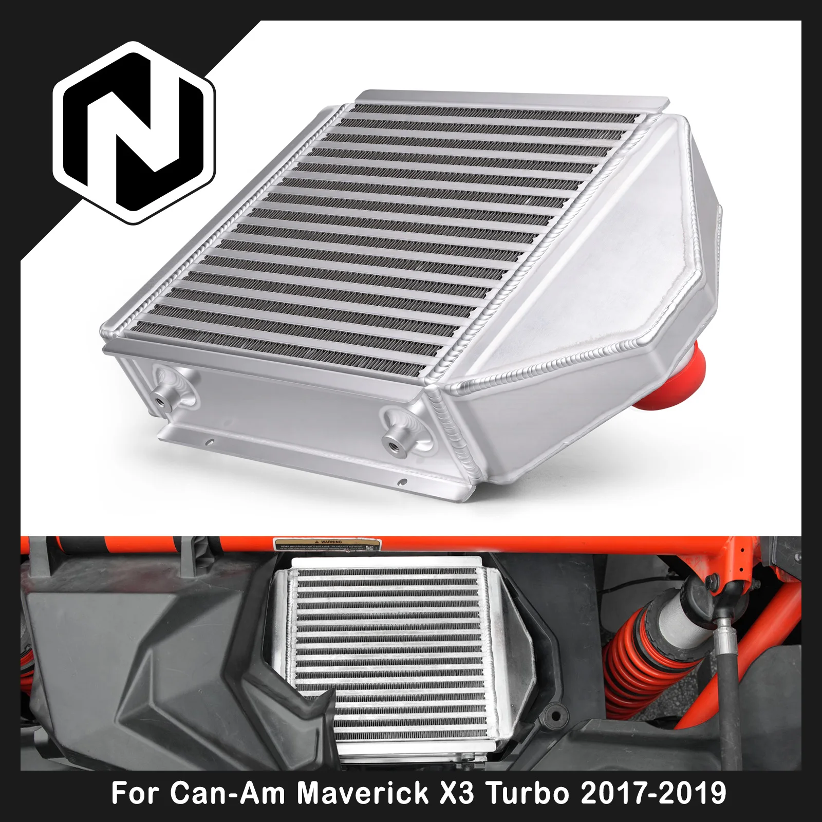 NICECNC For Can-Am Maverick X3 Turbo 2017-2019 Large Intercooler Replaces 707800782 Aluminum Upgrade Intercooler Cooling Part
NICECNC For Can-Am Maverick X3 Turbo 2017-2019 Large Intercooler Replaces 707800782 Aluminum Upgrade Intercooler Cooling Part