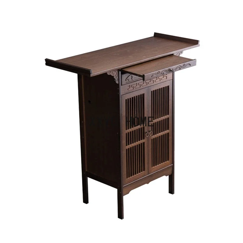 New Chinese Style Living Room A Long Narrow Table Table Household Solid Wood Long Tea Set Shelf
New Chinese Style Living Room A Long Narrow Table Table Household Solid Wood Long Tea Set Shelf
