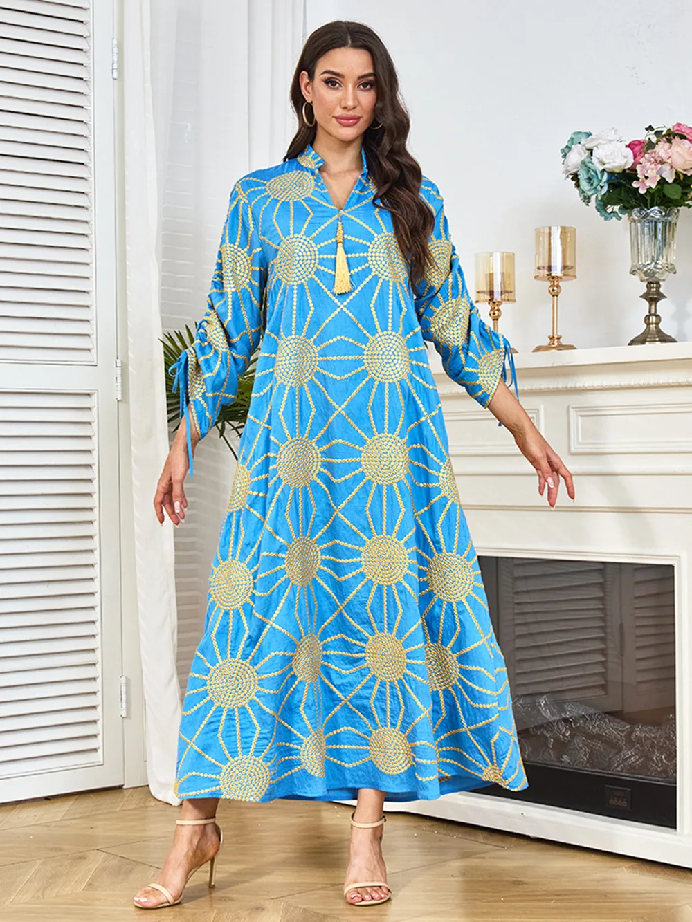 Eid Abaya Women Dress Muslim Jalabiya Sequins Vestidos Largos Party Caftan Ramadan Long Dresses Dubai Kaftan Arab Robe 2025
Eid Abaya Women Dress Muslim Jalabiya Sequins Vestidos Largos Party Caftan Ramadan Long Dresses Dubai Kaftan Arab Robe 2025