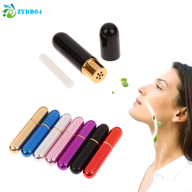 ●1Pcs Nasal Inhalers For Essential Oils Aromatherapy Blank Aluminum Tubes 5ml Refillable Bottles With Replacement Wicks
●1Pcs Nasal Inhalers For Essential Oils Aromatherapy Blank Aluminum Tubes 5ml Refillable Bottles With Replacement Wicks