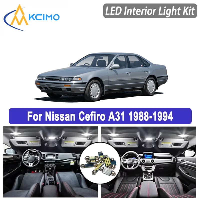 LED Interior Light Kit For Nissan Cefiro A31 1988-1994 Dome Map Lamp White Blue Car Accessories Super Bright
LED Interior Light Kit For Nissan Cefiro A31 1988-1994 Dome Map Lamp White Blue Car Accessories Super Bright