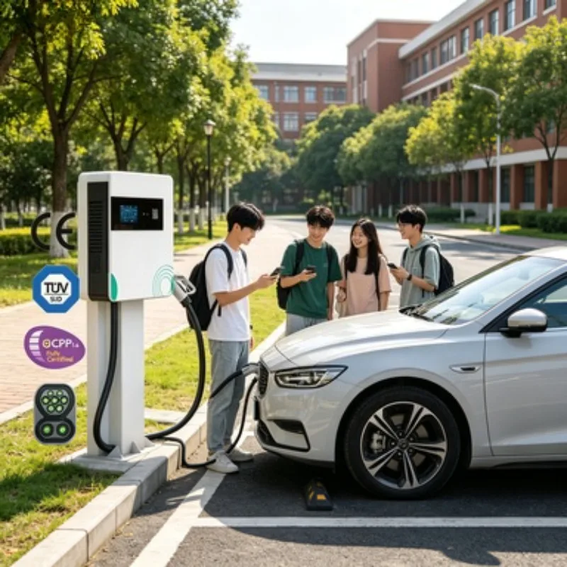 Commercial DC EV Charging Station 60kW 120kW 180kW 240kW OCPP App Control RFID Payment CCS2 Charger for Fleet Truck EV
Commercial DC EV Charging Station 60kW 120kW 180kW 240kW OCPP App Control RFID Payment CCS2 Charger for Fleet Truck EV