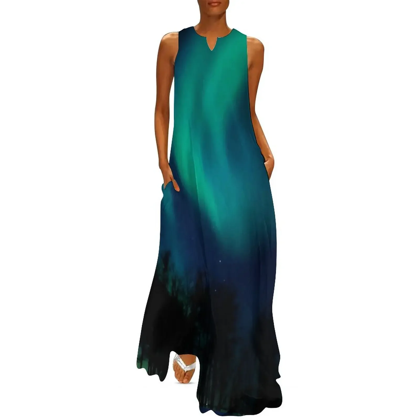 Northern Light Long Dress Woman clothes ceremony dresses Women's summer long dress summer dress daily
Northern Light Long Dress Woman clothes ceremony dresses Women's summer long dress summer dress daily