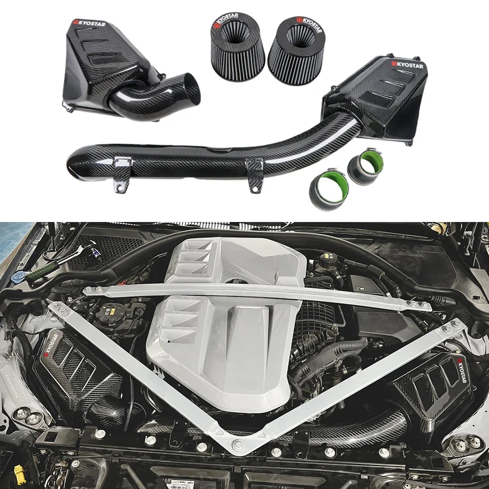 2021+ for G80 G82 M3 M4 Competition S58 Dry Carbon Fiber Cold Air Intake System
2021+ for G80 G82 M3 M4 Competition S58 Dry Carbon Fiber Cold Air Intake System