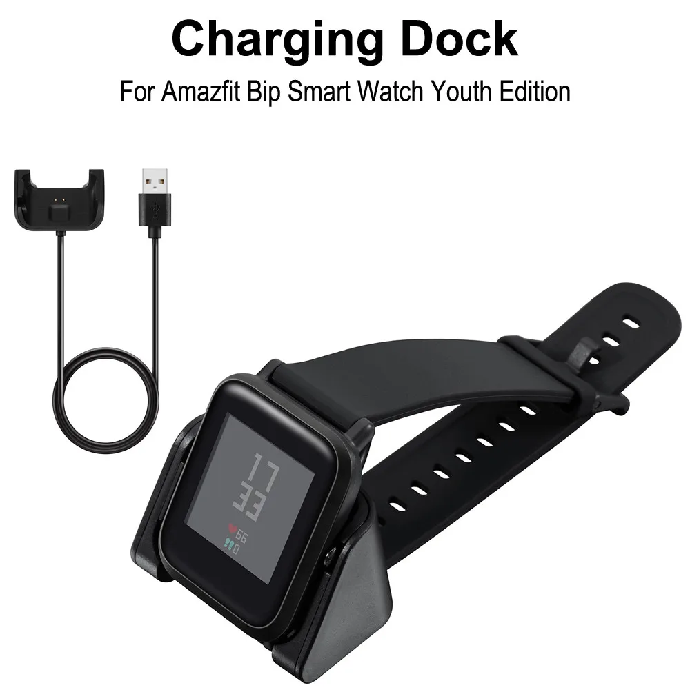 Charger Cradle Dock for Amazfit Bip A1608 Smart Watch Portable Magnetic Charging Cable
Charger Cradle Dock for Amazfit Bip A1608 Smart Watch Portable Magnetic Charging Cable